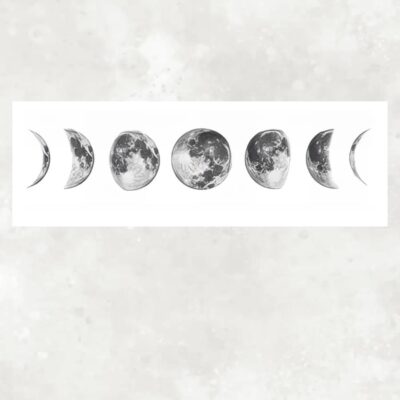 Moon Phase Canvas Painting Wall Art Printed on Canvas - Image 4