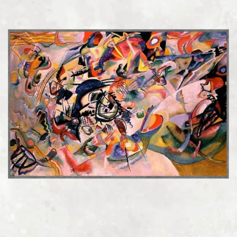 Composition VII Abstract Painting by Wassily Kandinsky 1913