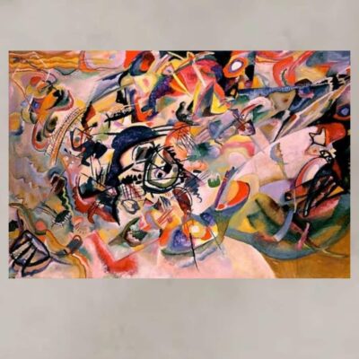 Composition VII Abstract Painting by Wassily Kandinsky Painted 1913 - Image 3