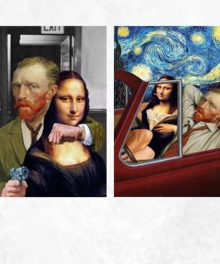 Funny Van Gogh and Mona Lisa Artwork