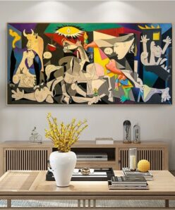 Guernica by Pablo Picasso Painting Printed on Canvas