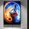 Shiva Hindu God Modern Wall Art Painting Printed on Canvas