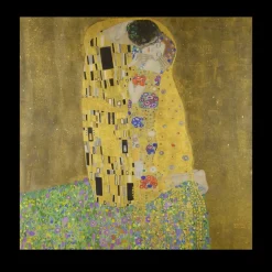 The Kiss by Gustav Klimt Modern Classic Oil Painting - Image 3