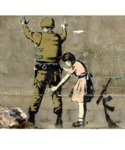 1. Girl Frisking Soldier by Banksy