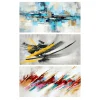Abstract Oil Painting With a Beautiful Color Blend Printed on Canvas