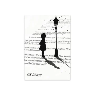 C) Black White Shadow On the Book Pages