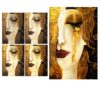 Classic Abstract Oil Painting Freya Tears Influenced by Gustav Klimt