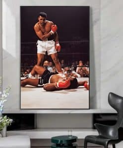 Famous Moment of Muhammad Ali with Sonny Liston 1965