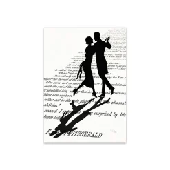 G) Black White Shadow On the Book Pages