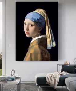 Girl With A Pearl Earring by Johannes Vermeer Reproductions