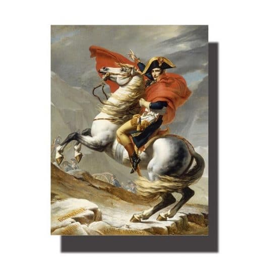 Napoleon Crossing the Alps Oil Painting Printed on Canvas