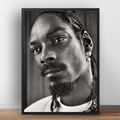 Snoop Dogg's Famous Music Star Poster Printed on Canvas