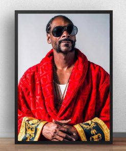 Snoop Dogg's Famous Music Star Poster Printed on Canvas