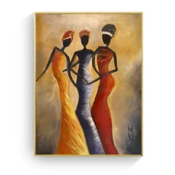 Modern Painting of African Women (1