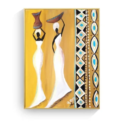 Modern Painting of African Women (2