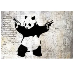 Mural Graffiti Panda Elephant Follow your Dreams There is Always Hope - Image 4