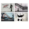 Mural Graffiti Panda Elephant Follow your Dreams There is Always Hope