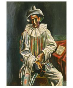 5. Pierrot with a Mask by Pablo Picasso 1918