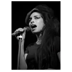 Amy Winehouse Famous British Singer and Songwriter Picture Printed on Canvas - Image 2