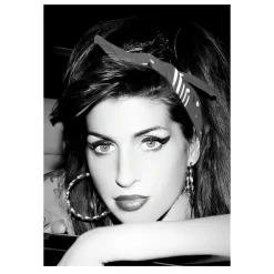 Amy Winehouse Famous British Singer and Songwriter Picture Printed on Canvas - Image 5