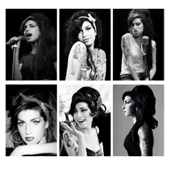 Amy Winehouse Famous British Singer and Songwriter Picture Printed on Canvas