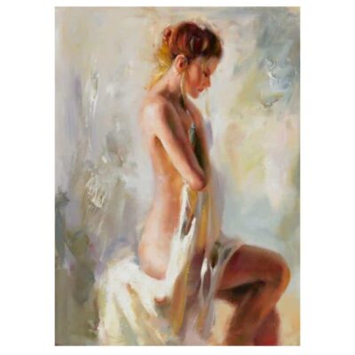 Beautiful Oil Paintings With Nude Womens Printed on Canvas - Image 2