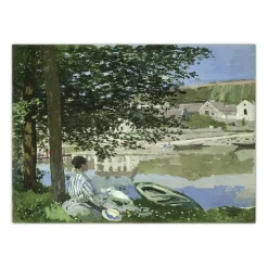 Claude Monet Painting Printed on Canvas