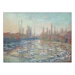 Claude Monet Painting Printed on Canvas
