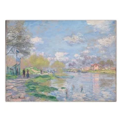 Claude Monet Painting Printed on Canvas