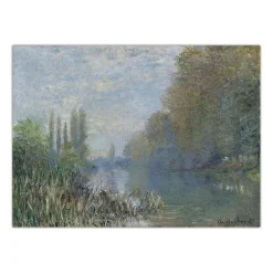 Claude Monet Painting Printed on Canvas