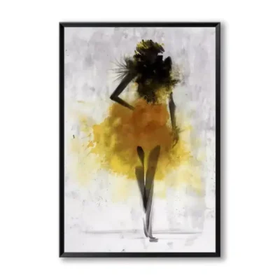 Elegant Dancing Skirt Girl