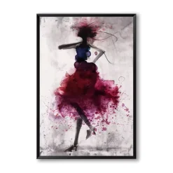 Elegant Dancing Skirt Girl