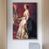 Empress Eugénie by Franz Xaver Winterhalter Printed on Canvas
