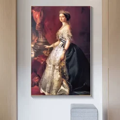 Empress Eugénie by Franz Xaver Winterhalter Printed on Canvas
