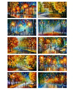 Fall Marathon of Nature & Other Autumn Paintings by Leonid Afremov