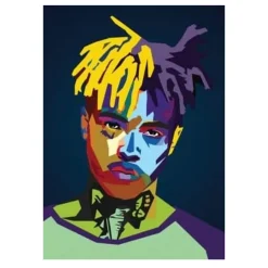 Famous Rappers Musicians Printed on Canvas - Image 4