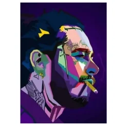 Famous Rappers Musicians Printed on Canvas - Image 10