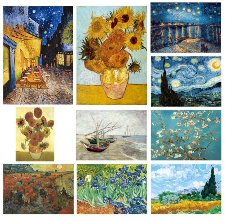 Famous Vincent Van Gogh Oil Paintings Printed on Canvas • CanvasPaintArt