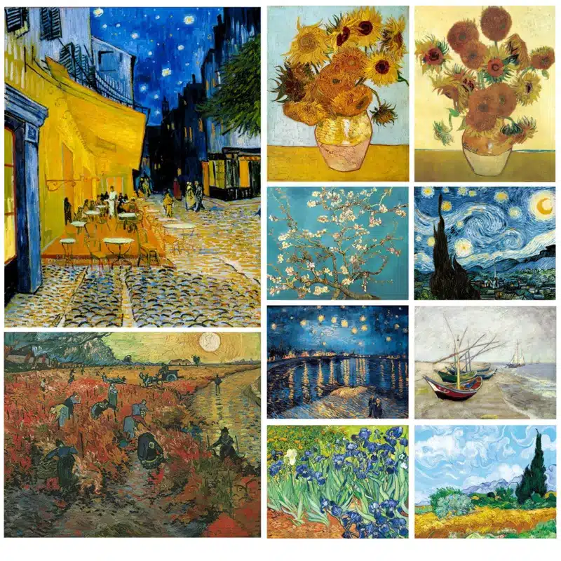 Famous Vincent Van Gogh Oil Paintings Printed on Canvas