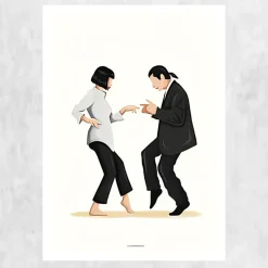 From the Movie Pulp Fiction Mia & Vincent Vega Dance