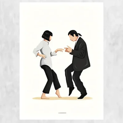 From the Movie Pulp Fiction Mia & Vincent Vega Dance