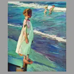 Girl on The Beach by Joaqun Sorolla