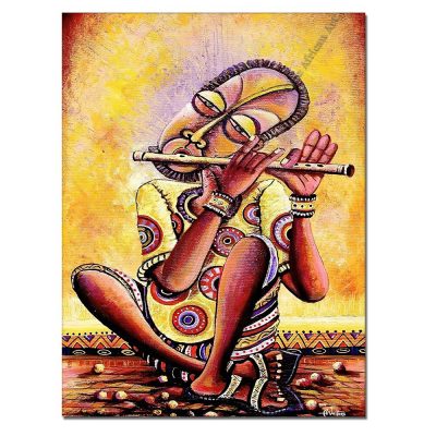 Abstract Girl Canvas Painting Figure Posters and Prints Cuadros Wall Art Pictures For Living Room Home Decoration