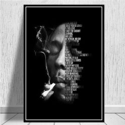 Bedroom Living Sofa Wall Art Home Decor Picture Prince Michael Jackson Bowie Quote Legends Star Quality Canvas Painting Poster