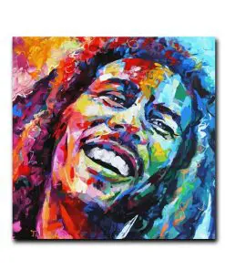 Modern Abstract Portrait Canvas Painting Bob Singer Picture Posters and Prints Cuadros Wall Art Picture for Living Room Decor