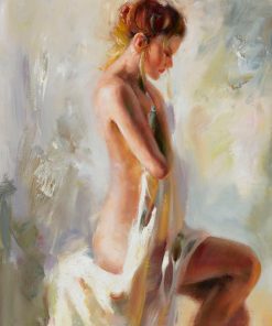 Print Abstract Portrait Modern Nude Woman Oil Painting on Canvas Art Sexy Female Lady Body Wall Picture for Living Room Cuadros