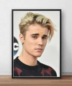 Justin Bieber Poster Canvas Custom Poster Singer Music Posters Prints Wall Art Art Canvas Bar Cafe living room decor Gift