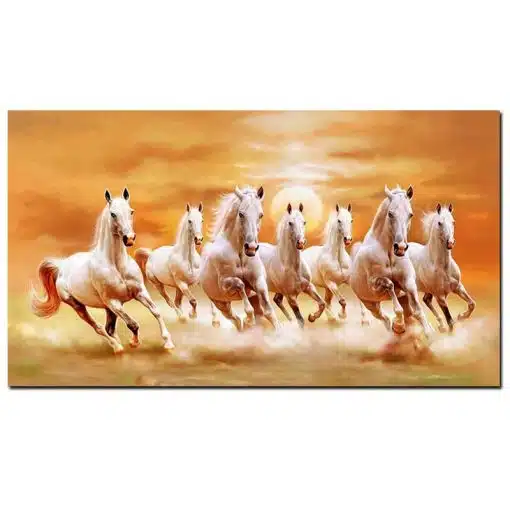 Seven Running White Horse