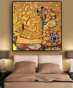 Fulfillment by Gustav Klimt Reproduction Oil Painting Printed on Canvas
