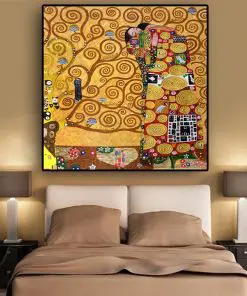 Fulfillment by Gustav Klimt Reproduction Oil Painting Printed on Canvas